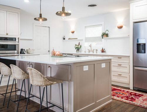 Gleaming Quartz Kitchen