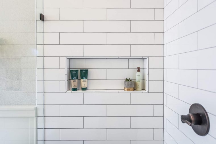 Serene Azure Bathroom - Before & After - Irwin Construction